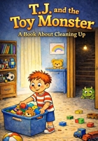 T.J. and the Toy Monster: A Book About Cleaning Up B0GJG96P8L Book Cover