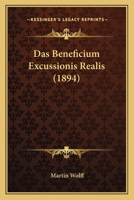 Das Beneficium Excussionis Realis (1894) 1167395654 Book Cover