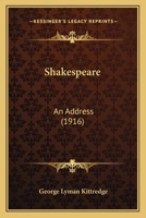Shakspere, an Address 1165466678 Book Cover