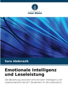 Emotionale Intelligenz und Leseleistung 620535179X Book Cover
