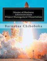 Master of Business Administration-Project Management Dissertation: NGO Project failure-Zambian Case Study 1482598205 Book Cover