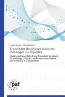 Transition de Phases Dans Les Ma(c)Langes de Liquides 3841629857 Book Cover
