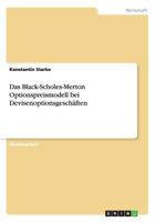 Das Black-Scholes-Merton Optionspreismodell Bei Devisenoptionsgeschaften 3668168512 Book Cover