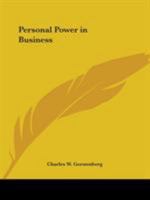 Personal Power in Business 127440195X Book Cover