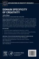 Domain Specificity of Creativity 0127999620 Book Cover