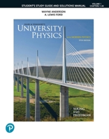 Student Study Guide and Solutions Manual for University Physics Volume 1 (CHS 1-20) 0135216958 Book Cover