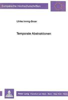 Temporale Abstraktionen: Eine Vergleichende Untersuchung: Deutsch-Swahili 3631419627 Book Cover