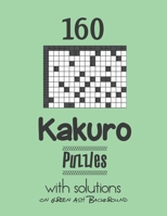 160 Kakuro Puzzles with solutions: Kakuro puzzle books - Have a Blast! B092L6KWFV Book Cover