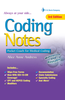 Coding Notes: Pocket Coach for Medical Coding 0803645600 Book Cover