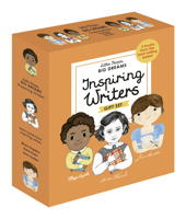 Little People, BIG DREAMS: Inspiring Writers: 3 books from the best-selling series! Maya Angelou - Anne Frank - Jane Austen 0711243212 Book Cover