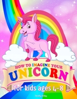 How To Imagine Your Unicorn: A Fantastic Unicorn Activity Book for Kids Ages 4-8 for Coloring, Learning, Dot To Dot, Mazes, Crossword and More. B08CN4L36M Book Cover