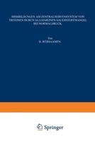 Missbildungen am Zentralnervensystem von Tritonen durch Allgemeinen Sauerstoffmangel bei Normaldruck 3662269333 Book Cover