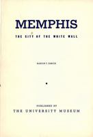 Memphis, the City of the White Walls 0318010194 Book Cover