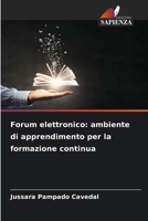 Forum elettronico: ambiente di apprendimento per la formazione continua (Italian Edition) 6209418511 Book Cover