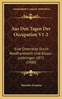 Aus Den Tagen Der Okkupation 3373000629 Book Cover