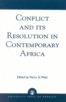 Conflict and its Resolution in Contemporary Africa 0761808515 Book Cover