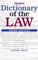 Oran's Dictionary of the Law (West Legal Studies)