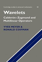 Wavelets: Calderon-Zygmund and Multilinear Operators 0521794730 Book Cover