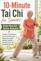 10-Minute Tai Chi for Seniors; Daily Flow for Better Balance: A Simple 21-Day Beginner Routine with Illustrated Movements to Build Mobility, Flexibility, Strength, Focus, and Confidence at Home 7951069280 Book Cover