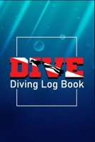 Dive Diving Logbook: Detailed Scuba Dive Log Book For Up To 110 Dives - Scuba Diving Log book American Flag - Compact Size for Logging Over 110 Dives 1670037312 Book Cover
