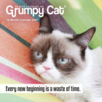 Carousel Worldwide Grumpy Cat 2027 Mini Wall Calendar – 16-Month Calendar, Iconic Grumpy Cat Artwork and Humor, Monthly Mini Wall Calendar, 7? × 7?, Gift 1529865727 Book Cover