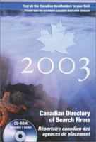 Canadian Directory of Search Firms: The Definitive Guide to Canada's Recruitment Industry. 1894450108 Book Cover