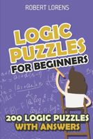 Logic Puzzles for Beginners: Clouds Puzzles - 200 Logic Puzzles with Answers (Easy Logic Puzzles) 1980689113 Book Cover