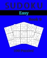 Sudoku Easy Book 9: 100 Sudoku for Adults | Large Print | Easy Difficulty | Solutions at the End | 8'' x 10'' B086LDQJSX Book Cover