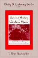 Study and Listening Guide for Concise History of Western Music and Norton Anthology of Western Music 0393971716 Book Cover