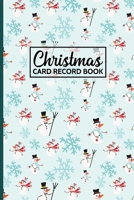 Christmas Card Record Book: A 6 Year Address Organizer 1692905465 Book Cover