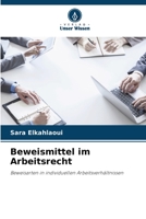 Beweismittel im Arbeitsrecht: Beweisarten in individuellen Arbeitsverhältnissen 6205924854 Book Cover