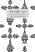 Stained Glass Art Inspirational, Motivational and Spiritual Theme Wide Ruled Line Paper 1650253680 Book Cover