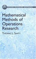Mathematical Methods of Operations Research 0070543720 Book Cover