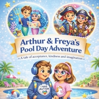 Arthur and Freya's Pool Day Adventure: A tale of acceptance, kindness and imagination (Arthur and Freya's Adventures) B0GPQXHX9D Book Cover