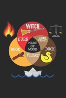 Witch Duck Wood: Hexenidentifikation Halloween Notizbuch liniert DIN A5 - 120 Seiten f�r Notizen, Zeichnungen, Formeln Organizer Schreibheft Planer Tagebuch 1673853889 Book Cover