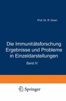 Die Immunitatsforschung: Band 4: Antikarper II 3211800972 Book Cover
