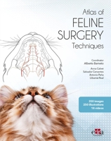 Atlas of FELINE SURGERY Techniques 1957260580 Book Cover