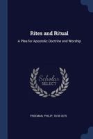 Rites and Ritual 1374320072 Book Cover