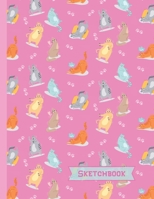 Cats Sketchbook: Cats Gifts: Blank Paper Sketch Book: Large Notebook for Doodling, Drawing or Sketching 8.5 x 11 1700445731 Book Cover