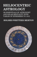 Heliocentric Astrology; 1473330408 Book Cover