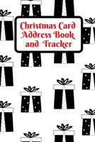 Christmas Card Address Book and Tracker: Track 6 Years Worth of Holiday Card Exchanges to Keep Your End of Year Correspondence Organized Black and white Xmas gift boxes 1705683274 Book Cover
