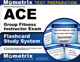 Flashcard Study System for the ACE Group Fitness Instructor Exam: ACE Test Practice Questions & Review for the American Council on Exercise Group Fitness Instructor Exam 1609710525 Book Cover