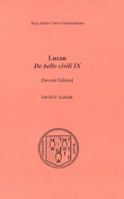 De bello civili IX 1931019096 Book Cover