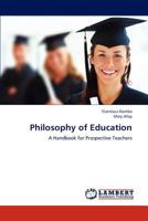 Philosophy of Education 3659295426 Book Cover