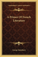 Primer of French Literature B0BMW3RMDD Book Cover