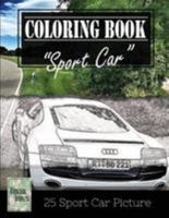 Sportcar Greyscale Photo Adult Coloring Book 1544297254 Book Cover