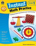 Instant Math Practice Grade 1: Grade 1 1420627481 Book Cover