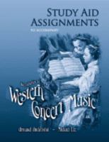 STUDY AID ASSIGNMENTS TO ACCOMPANY INTRODUCTION TO WESTERN CONCERT MUSIC 0757519717 Book Cover