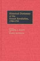 Historical Dictionary of the French Revolution, A-K V1 (Vol 1 a-K) 0313248044 Book Cover