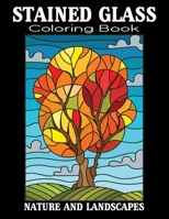 Stained Glass Coloring Book B08RQNPRMB Book Cover
